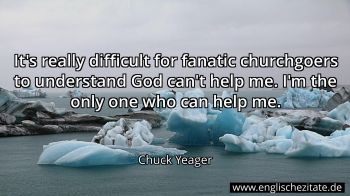 Englisches Zitat von Chuck Yeager als Bild