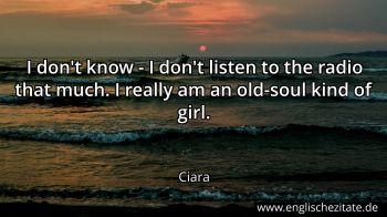 Englisches Zitat von Ciara als Bild