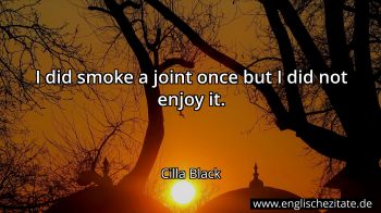 Englisches Zitat von Cilla Black als Bild
