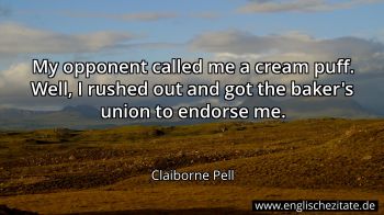 Englisches Zitat von Claiborne Pell als Bild