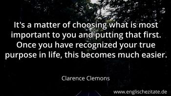 Englisches Zitat von Clarence Clemons als Bild