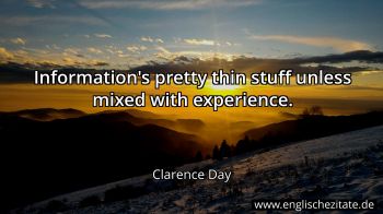 Englisches Zitat von Clarence Day als Bild