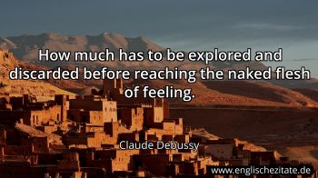 Englisches Zitat von Claude Debussy als Bild