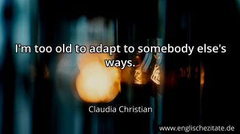Englisches Zitat von Claudia Christian als Bild