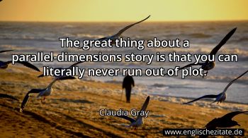 Englisches Zitat von Claudia Gray als Bild