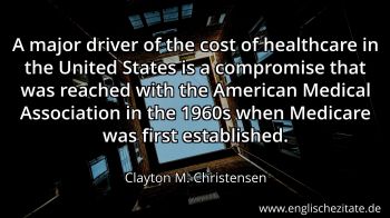 Englisches Zitat von Clayton M. Christensen als Bild