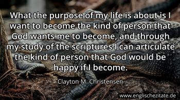 Englisches Zitat von Clayton M. Christensen als Bild