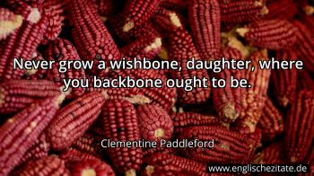 Englisches Zitat von Clementine Paddleford als Bild