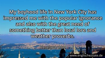 Englisches Zitat von Cleveland Abbe als Bild