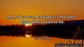 Englisches Zitat von Cliff Richard als Bild