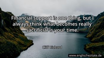 Englisches Zitat von Cliff Richard als Bild