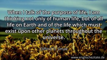Englisches Zitat von Clifford D. Simak als Bild