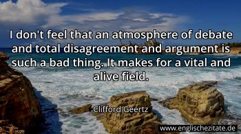 Englisches Zitat von Clifford Geertz als Bild