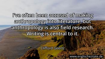 Englisches Zitat von Clifford Geertz als Bild