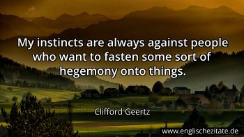 Englisches Zitat von Clifford Geertz als Bild