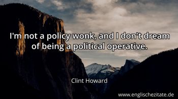 Englisches Zitat von Clint Howard als Bild