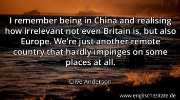 Englisches Zitat von Clive Anderson als Bild