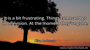 Englisches Zitat von Clive Anderson als Bild