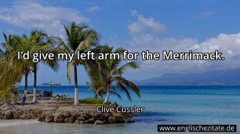 Englisches Zitat von Clive Cussler als Bild