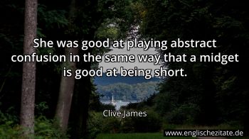 Englisches Zitat von Clive James als Bild