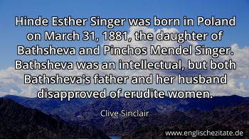 Englisches Zitat von Clive Sinclair als Bild