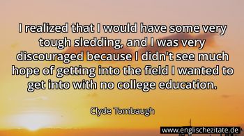 Englisches Zitat von Clyde Tombaugh als Bild