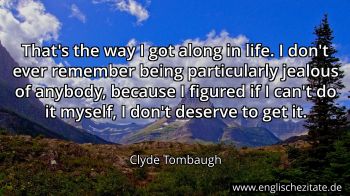 Englisches Zitat von Clyde Tombaugh als Bild