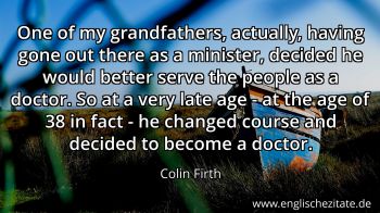 Englisches Zitat von Colin Firth als Bild