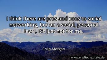 Englisches Zitat von Colin Morgan als Bild