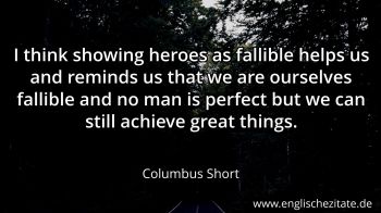 Englisches Zitat von Columbus Short als Bild