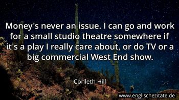 Englisches Zitat von Conleth Hill als Bild