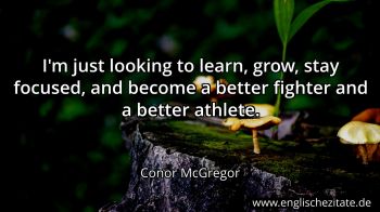 Englisches Zitat von Conor McGregor als Bild