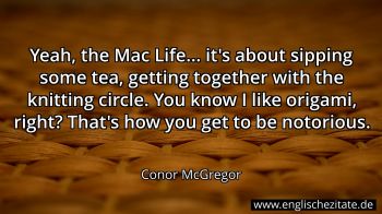 Englisches Zitat von Conor McGregor als Bild