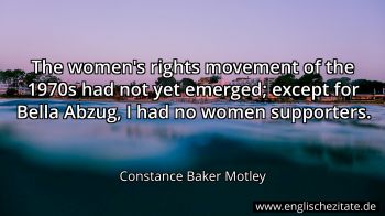 Englisches Zitat von Constance Baker Motley als Bild