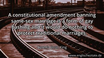 Englisches Zitat von Coretta Scott King als Bild