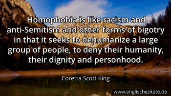 Englisches Zitat von Coretta Scott King als Bild