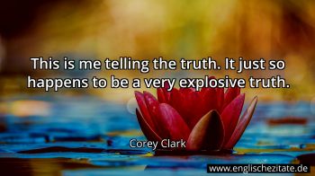 Englisches Zitat von Corey Clark als Bild