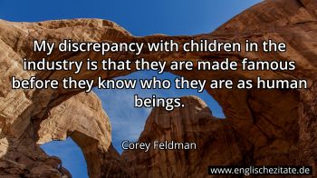 Englisches Zitat von Corey Feldman als Bild