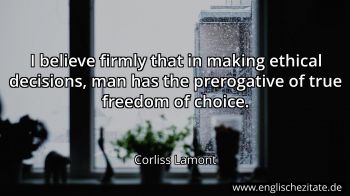 Englisches Zitat von Corliss Lamont als Bild