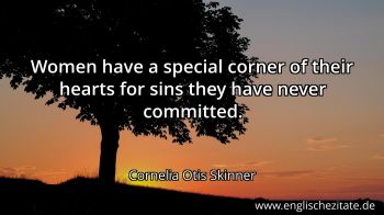 Englisches Zitat von Cornelia Otis Skinner als Bild