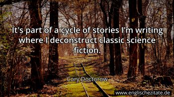Englisches Zitat von Cory Doctorow als Bild