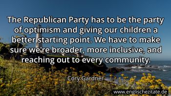 Englisches Zitat von Cory Gardner als Bild