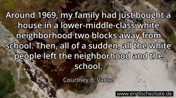 Englisches Zitat von Courtney B. Vance als Bild