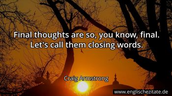 Englisches Zitat von Craig Armstrong als Bild