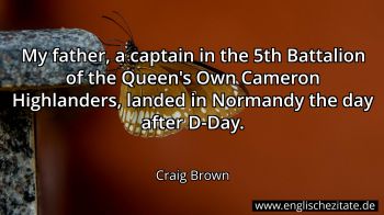 Englisches Zitat von Craig Brown als Bild
