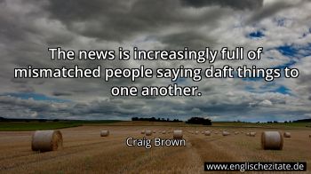 Englisches Zitat von Craig Brown als Bild