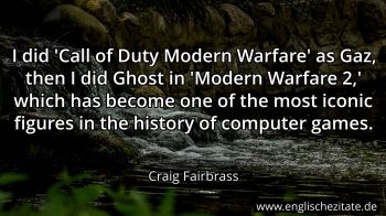 Englisches Zitat von Craig Fairbrass als Bild