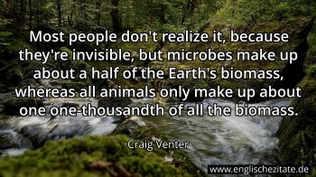 Englisches Zitat von Craig Venter als Bild