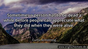 Englisches Zitat von Curtis Armstrong als Bild