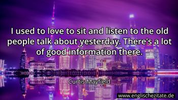 Englisches Zitat von Curtis Mayfield als Bild